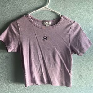 Purple Peace Crop Top